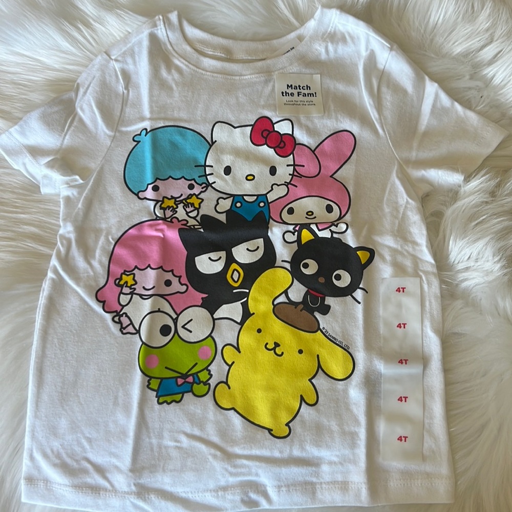 Hello kitty & friends tee size 4T
